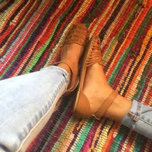 Flat Huarache Gladiator Sandal